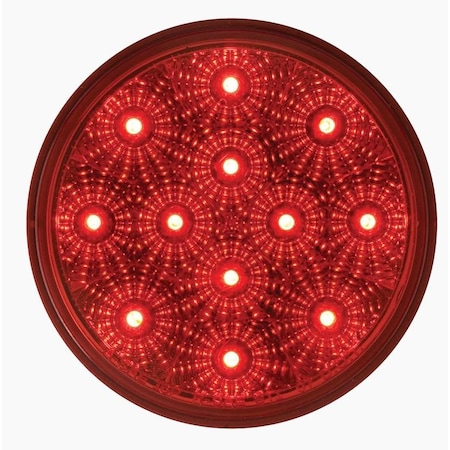 Optronics Red Stop/Turn/Tail Light, Pl-3 Connection, 12-24V STL23R24B